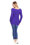 Sweter Ciążowy Model 40029 Violet - PeeKaBoo