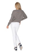 Sweter Damski Model 70022 Cappuccino - PeeKaBoo