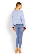 Sweter Kardigan Model 60004 Sky Blue - PeeKaBoo