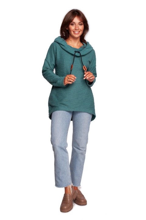 Bluza Damska Model B249 Turkus - BeWear Bluza Damska Model B249 Turkus - BeWear