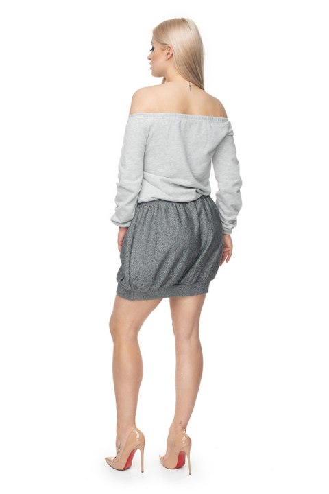 Bluzka Model 0109 Light Grey - PeeKaBoo Bluzka Model 0109 Light Grey - PeeKaBoo