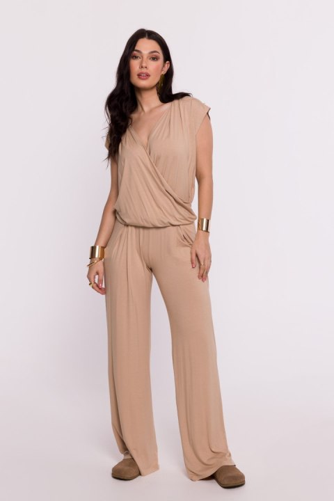 Bluzka Model B288 Beige - BeWear Bluzka Model B288 Beige - BeWear