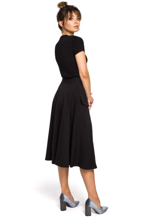 Spódnica Model B046 Black - BeWear Spódnica Model B046 Black - BeWear