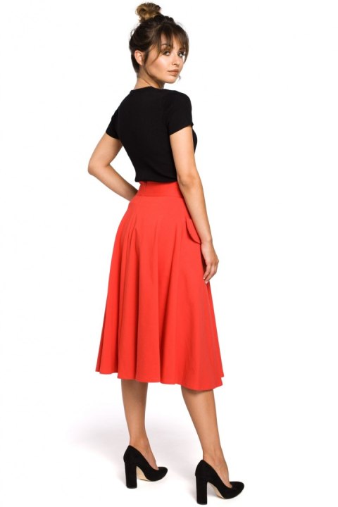 Spódnica Model B046 Red - BeWear Spódnica Model B046 Red - BeWear