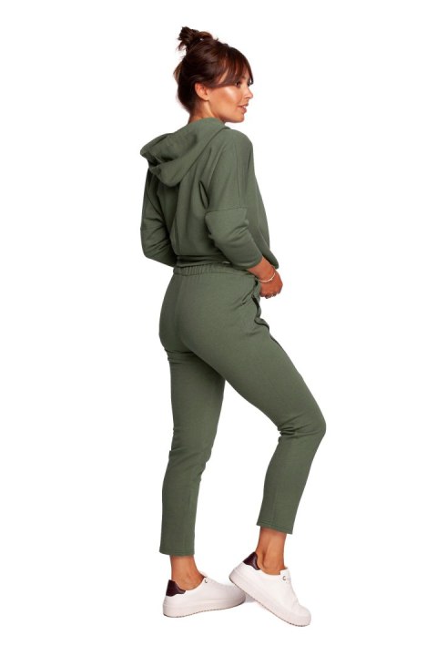 Spodnie Dresowe Model B240 Khaki - BeWear Spodnie Dresowe Model B240 Khaki - BeWear
