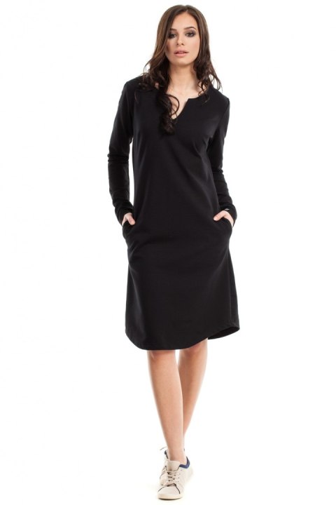 Sukienka Model B017 Black - BeWear Sukienka Model B017 Black - BeWear