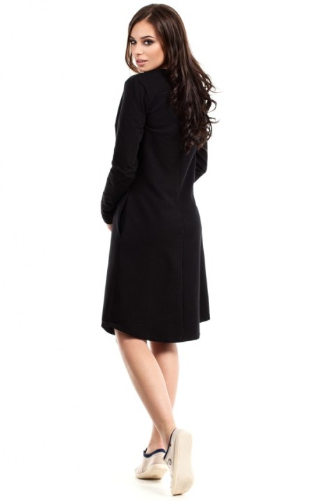 Sukienka Model B017 Black - BeWear Sukienka Model B017 Black - BeWear
