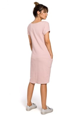 Sukienka Model B050 Powder Pink - BeWear