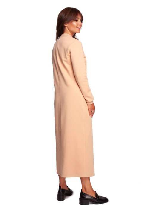 Sukienka Model B242 Beige - BeWear Sukienka Model B242 Beige - BeWear