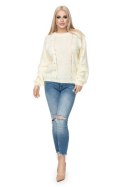 Sweter Damski Model 30059 Cream - PeeKaBoo