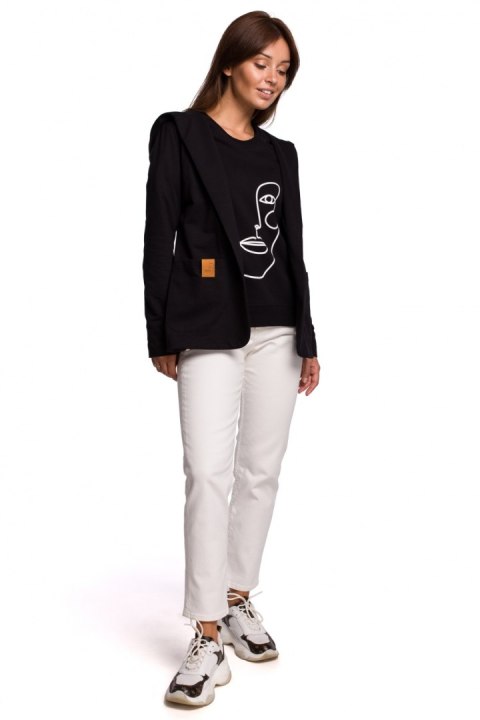 Żakiet Model B180 Black - BeWear Żakiet Model B180 Black - BeWear