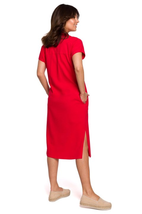 Sukienka Model B222 Red - BeWear Sukienka Model B222 Red - BeWear