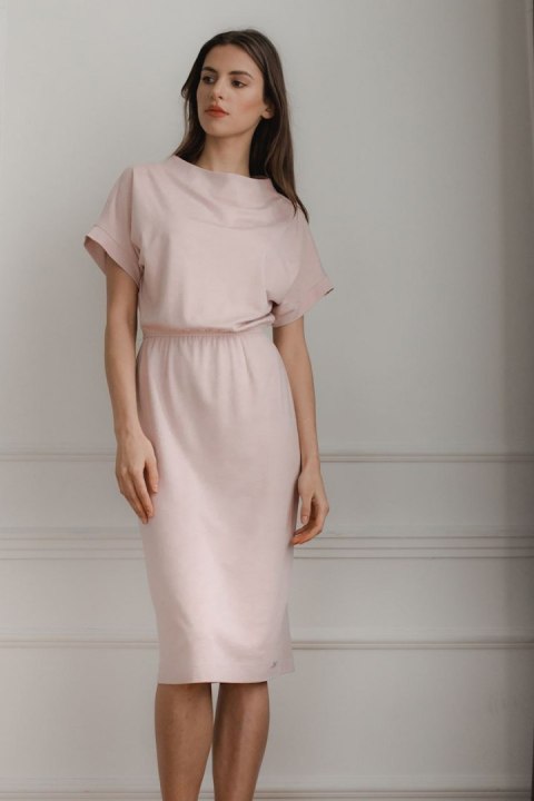 Sukienka Model L087 Pink - Lenitif Sukienka Model L087 Pink - Lenitif