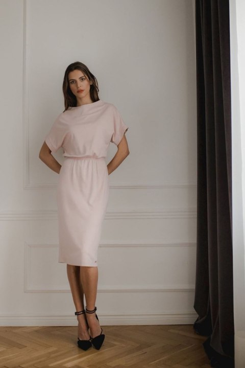 Sukienka Model L087 Pink - Lenitif Sukienka Model L087 Pink - Lenitif
