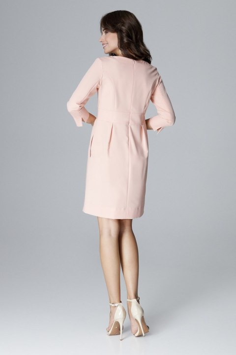 Sukienka Model L004 Pink - Lenitif Sukienka Model L004 Pink - Lenitif