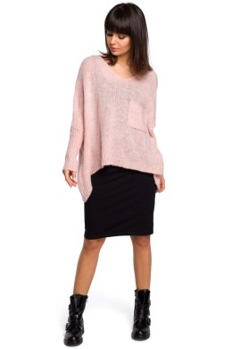 Sweter Damski Model BK018 Pink - BE Knit