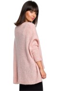 Sweter Damski Model BK018 Pink - BE Knit