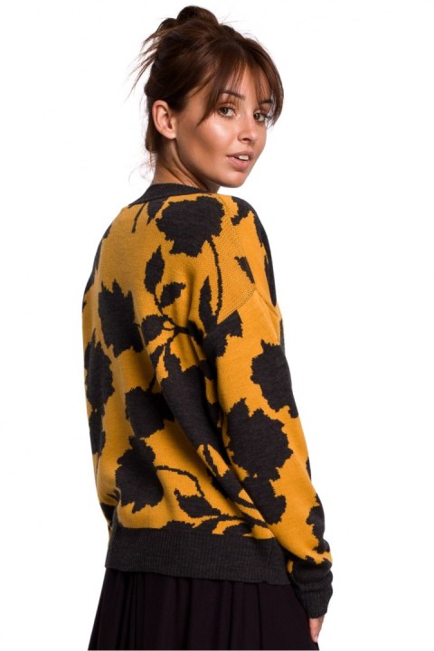 Sweter Damski Model BK056 Model 3 - BE Knit Sweter Damski Model BK056 Model 3 - BE Knit