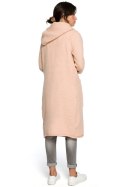 Sweter Kardigan Model BK016 Pale Pink - BE Knit