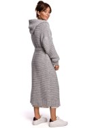 Sweter Kardigan Model BK054 Grey - BE Knit