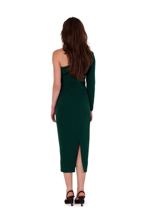 Sukienka Model K179 Bottle Green - Makover Sukienka Model K179 Bottle Green - Makover