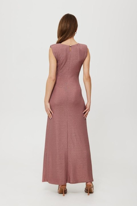 Sukienka Model K186 Powder Pink - Makover Sukienka Model K186 Powder Pink - Makover
