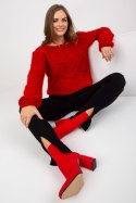 Sweter Damski Model TW-SW-BI-9030.08 Dark Red - Och Bella