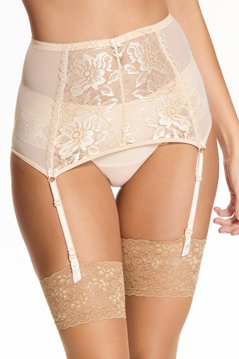 Gorsety, body, pasy Pas do pończoch Model 915 Beige - Kostar