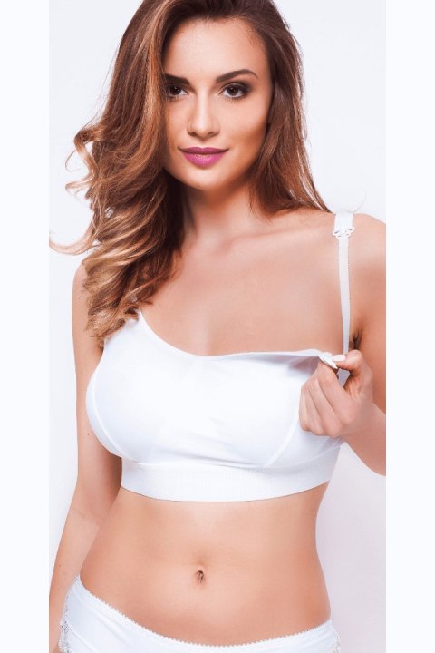 Top do karmienia Model 0089 White - Kostar Top do karmienia Model 0089 White - Kostar