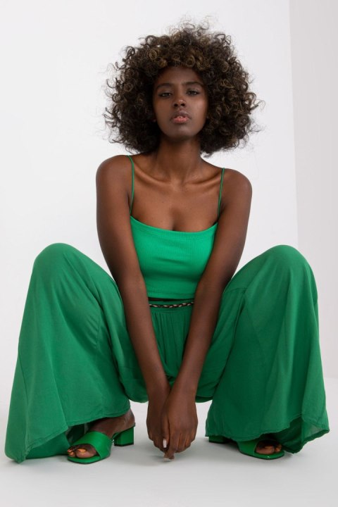 Spodnie Damskie Model TW-SP-BI-81733.14 Green - Och Bella Spodnie Damskie Model TW-SP-BI-81733.14 Green - Och Bella