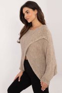 Sweter Damski Model TW-SW-BI-5067.95 Beige - Och Bella