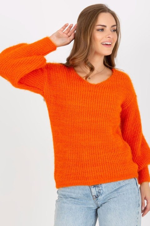 Sweter Damski Model TW-SW-BI-9029.84 Orange - Och Bella