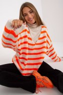 Sweter Damski Model TW-SW-BI-M59.25 Orange - Och Bella