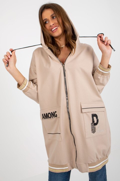 Bluza Damska Model RV-BL-8149.91P Beige - Relevance Bluza Damska Model RV-BL-8149.91P Beige - Relevance