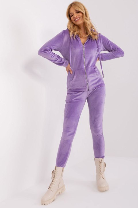 Spodnie Komplet Model RV-KMPL-6087-2.31X Light Violet - Relevance Spodnie Komplet Model RV-KMPL-6087-2.31X Light Violet - Relevance