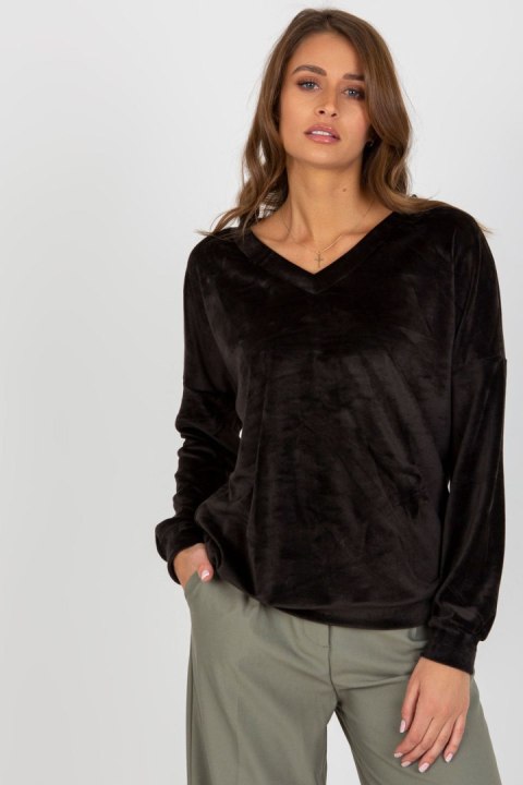 Bluza Damska Model RV-BL-8441.07P Black - Relevance Bluza Damska Model RV-BL-8441.07P Black - Relevance