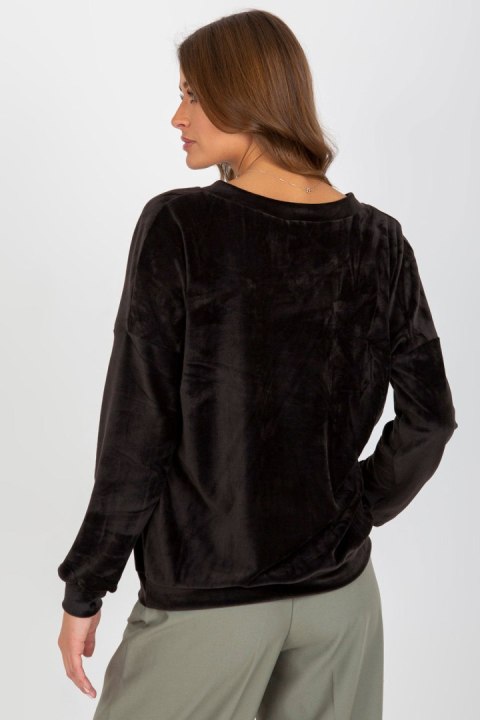 Bluza Damska Model RV-BL-8441.07P Black - Relevance Bluza Damska Model RV-BL-8441.07P Black - Relevance