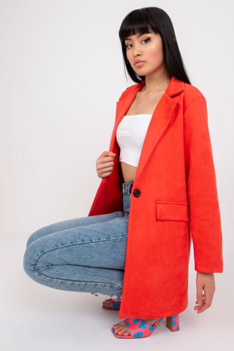 Marynarka Model DHJ-MA-15286.88 Coral - Italy Moda Marynarka Model DHJ-MA-15286.88 Coral - Italy Moda