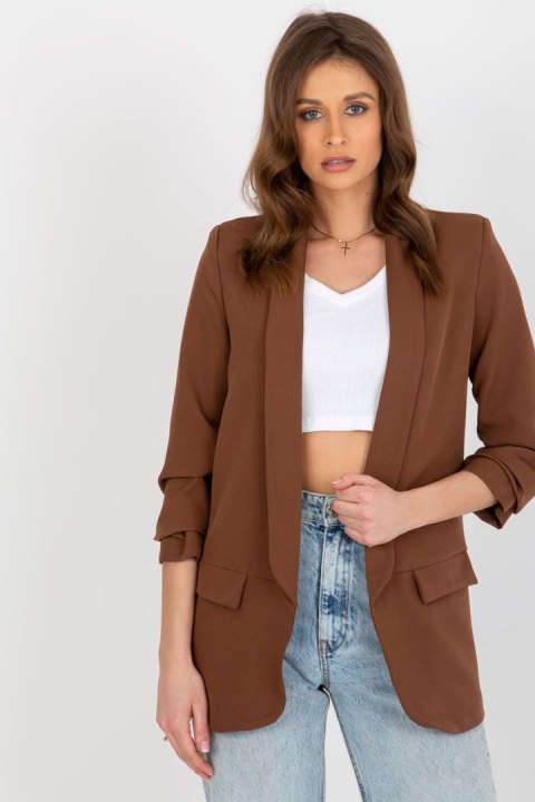 Marynarka Model DHJ-MA-7684.15P Dark Brown - Italy Moda Marynarka Model DHJ-MA-7684.15P Dark Brown - Italy Moda