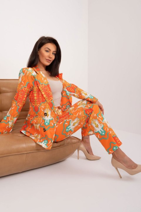 Spodnie Komplet Model DHJ-KMPL-17131.32X Orange - Italy Moda Spodnie Komplet Model DHJ-KMPL-17131.32X Orange - Italy Moda