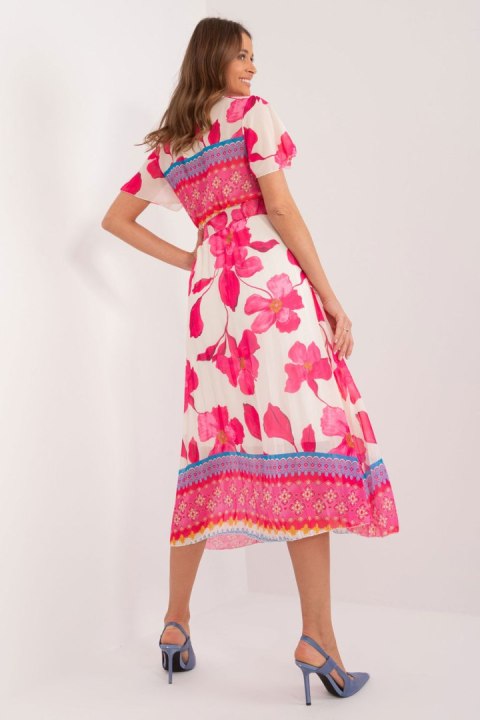 Sukienka Model DHJ-SK-11331-5.19 Dark Pink - Italy Moda Sukienka Model DHJ-SK-11331-5.19 Dark Pink - Italy Moda