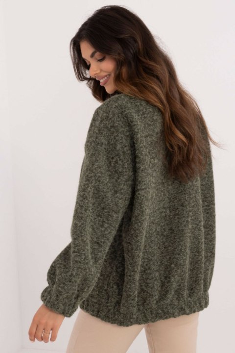 Sweter Kardigan Model DHJ-NA-A8500.11P Khaki - Italy Moda Sweter Kardigan Model DHJ-NA-A8500.11P Khaki - Italy Moda