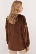 Bluzka Model DHJ-BZ-19902.49P Brown - Italy Moda