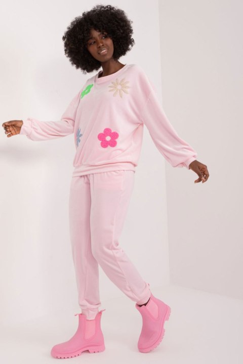 Spodnie Komplet Model DHJ-KMPL-8655.05 Light Pink - Italy Moda Spodnie Komplet Model DHJ-KMPL-8655.05 Light Pink - Italy Moda