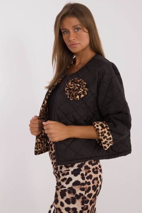 Kurtka Damska Model DHJ-KR-A8357.50 Black - Italy Moda Kurtka Damska Model DHJ-KR-A8357.50 Black - Italy Moda
