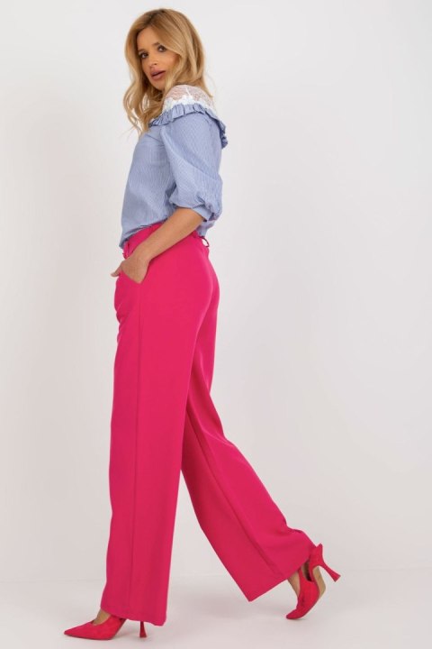 Spodnie Damskie Model DHJ-SP-15679-1.30X Dark Pink - Italy Moda Spodnie Damskie Model DHJ-SP-15679-1.30X Dark Pink - Italy Moda