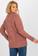 Sweter Damski Model LC-SW-A1.28X Dark Pink - Rue Paris