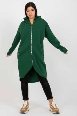 Bluza Damska Model RV-BL-4858-1.99P Dark Green - Rue Paris