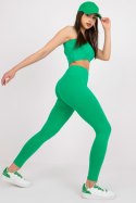 Legginsy Model LA-LG-T-13.66 Green - Rue Paris