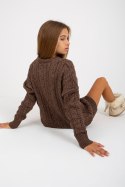 Sweter Damski Model LC-SW-8010.22P Brown - Rue Paris